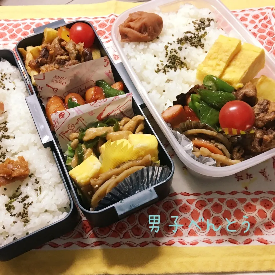 Snapdishの料理写真:男子べんとう|ゆきさん