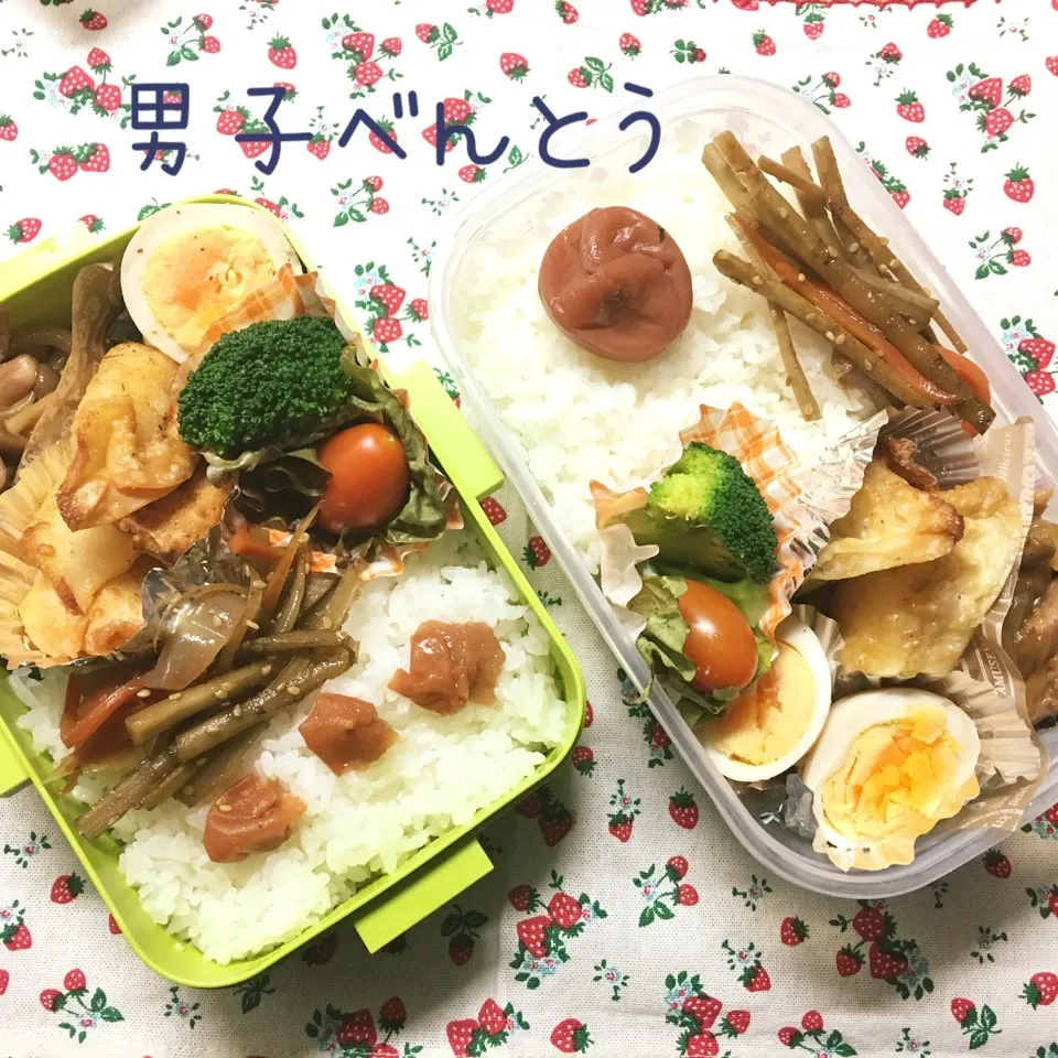 Snapdishの料理写真:男子べんとう|ゆきさん