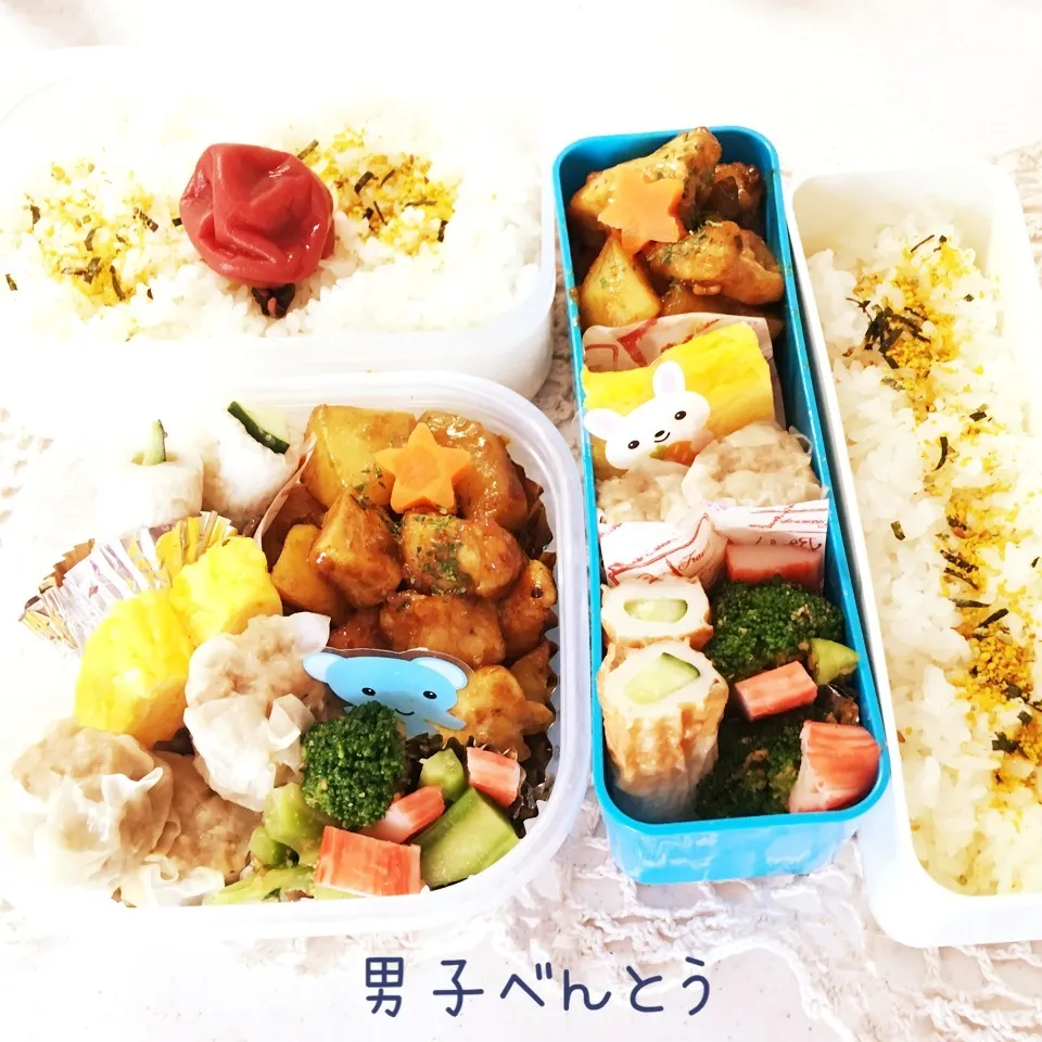 Snapdishの料理写真:男子べんとう|ゆきさん