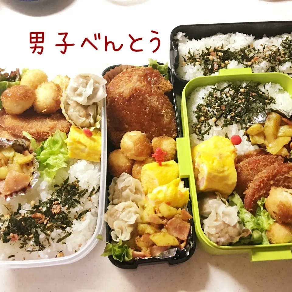 Snapdishの料理写真:男子べんとう|ゆきさん