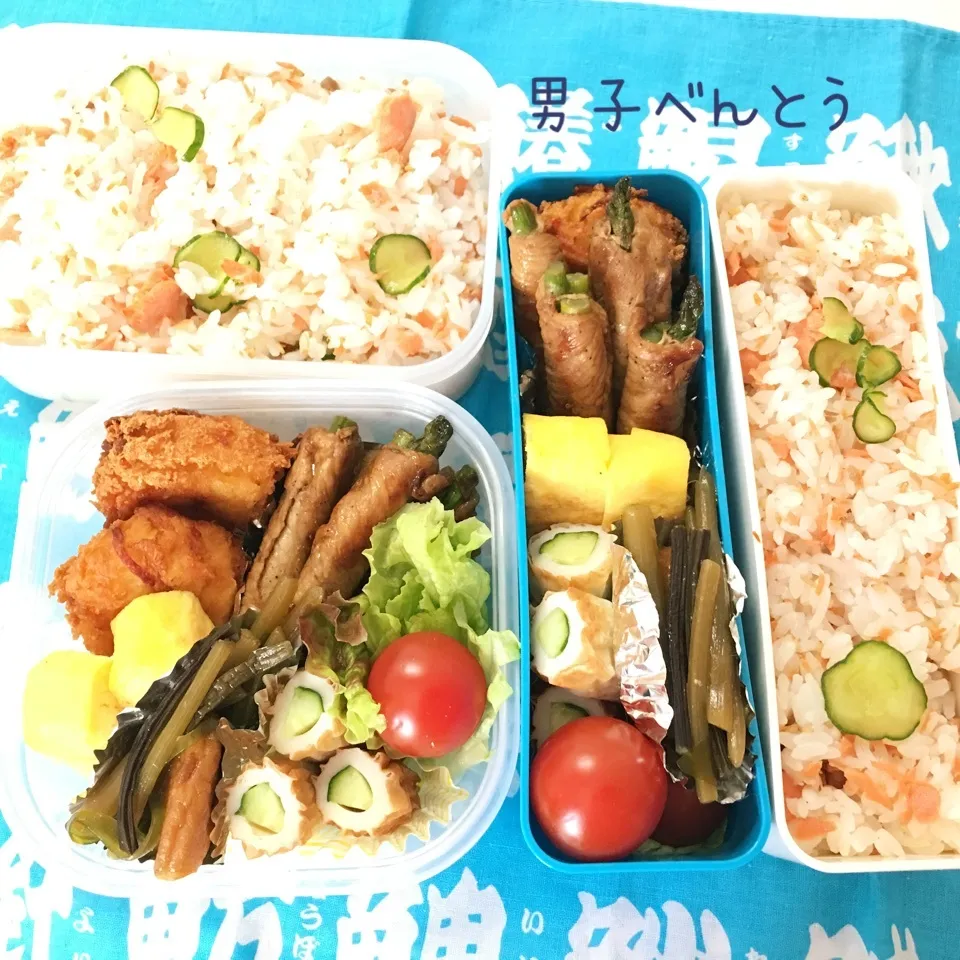 Snapdishの料理写真:男子べんとう|ゆきさん