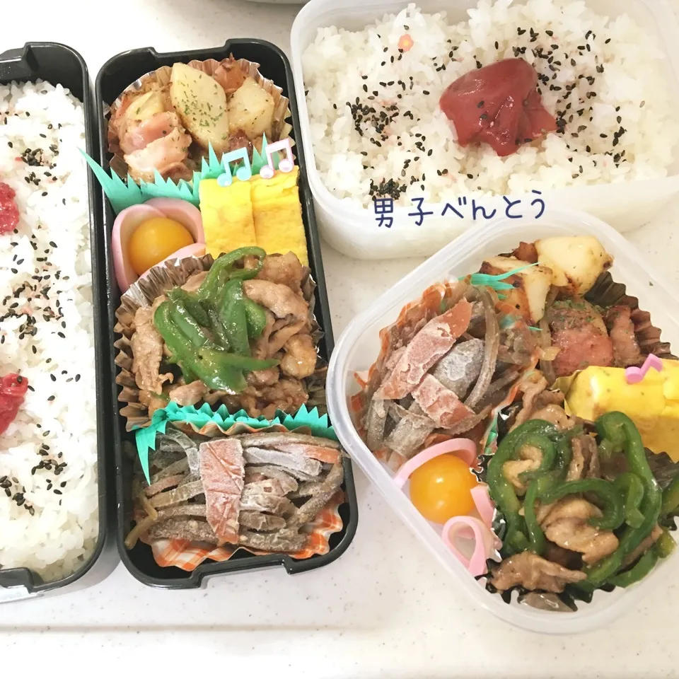 Snapdishの料理写真:男子べんとう|ゆきさん