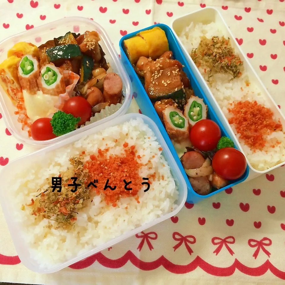 Snapdishの料理写真:男子べんとう|ゆきさん