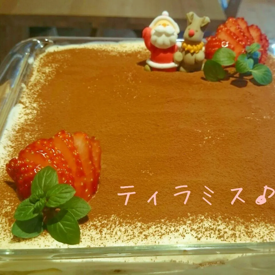 ティラミス♪クリスマスケーキ2015|れんこさん