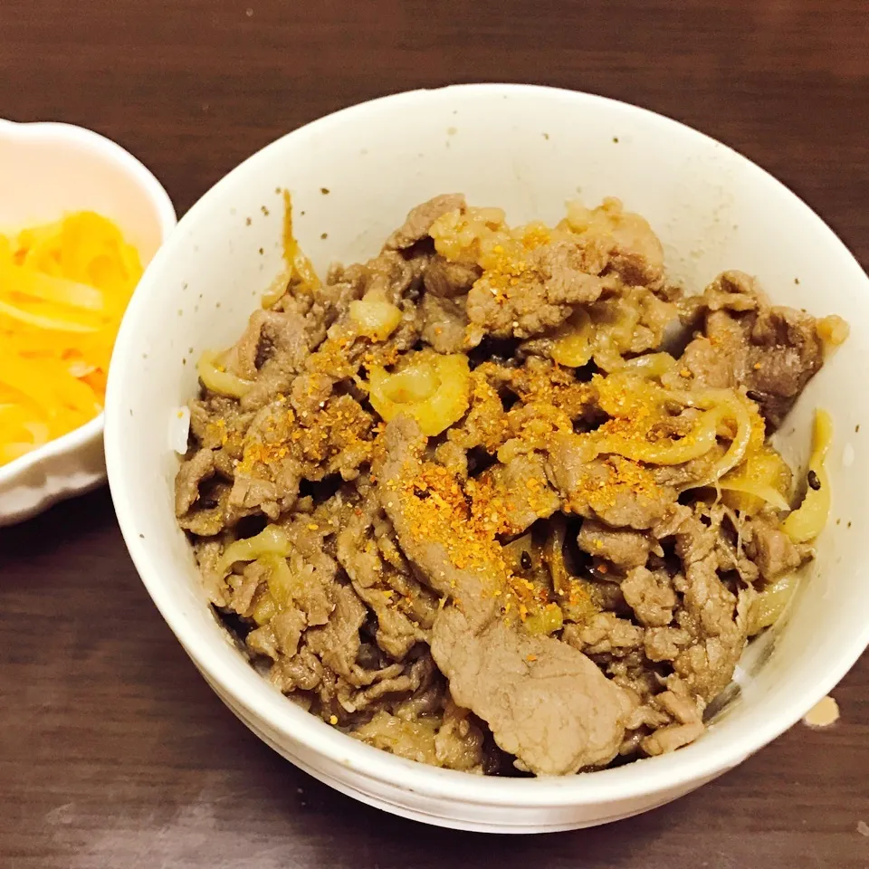 下味冷凍で牛丼♪|のんたんさん