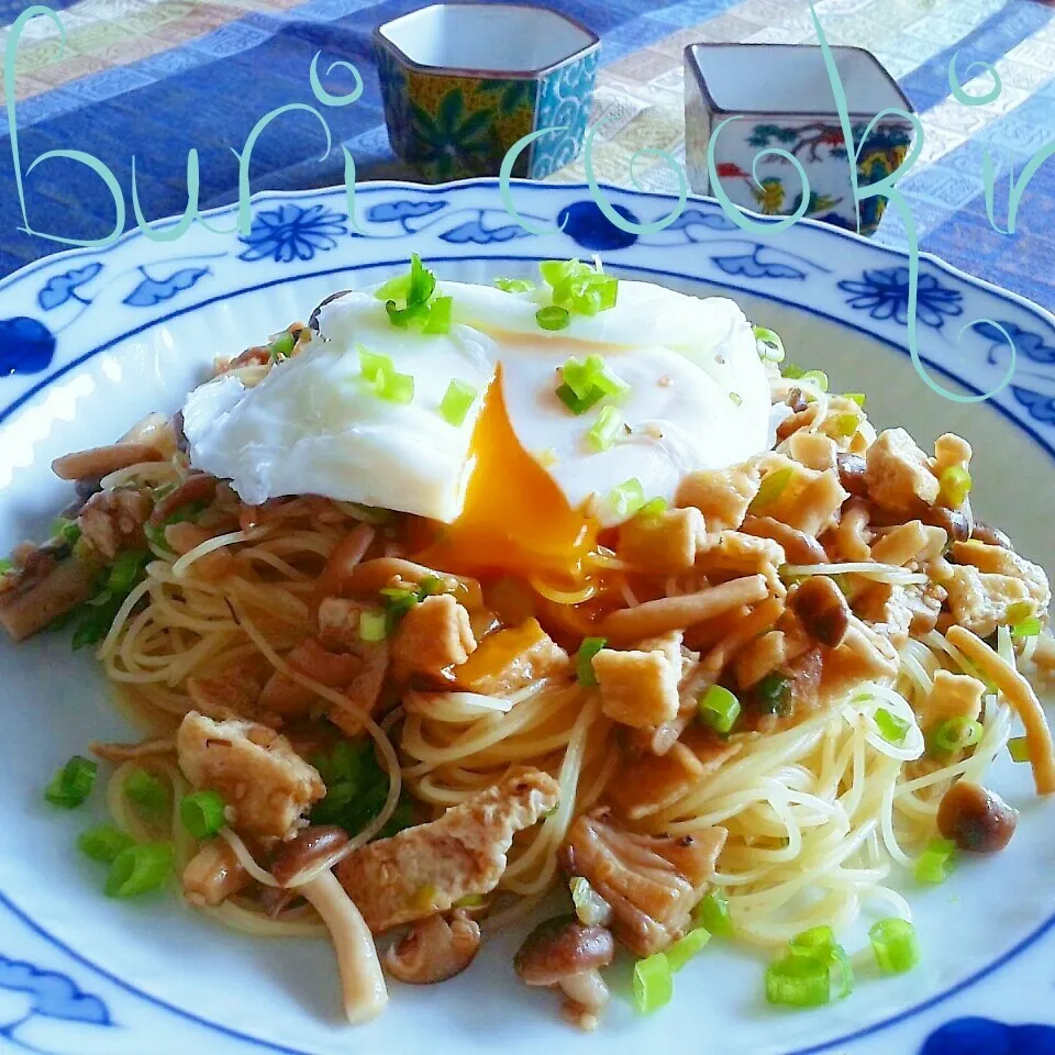 お揚げで作る変なパスタ～カッペリーニKANTON|ぶりさんさん