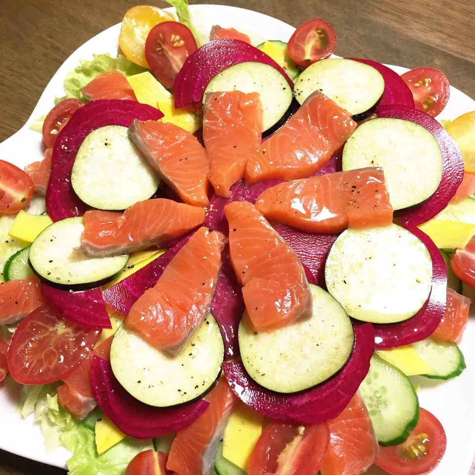 自家製野菜満載❤️カルパッチョ|ひだまり農園さん