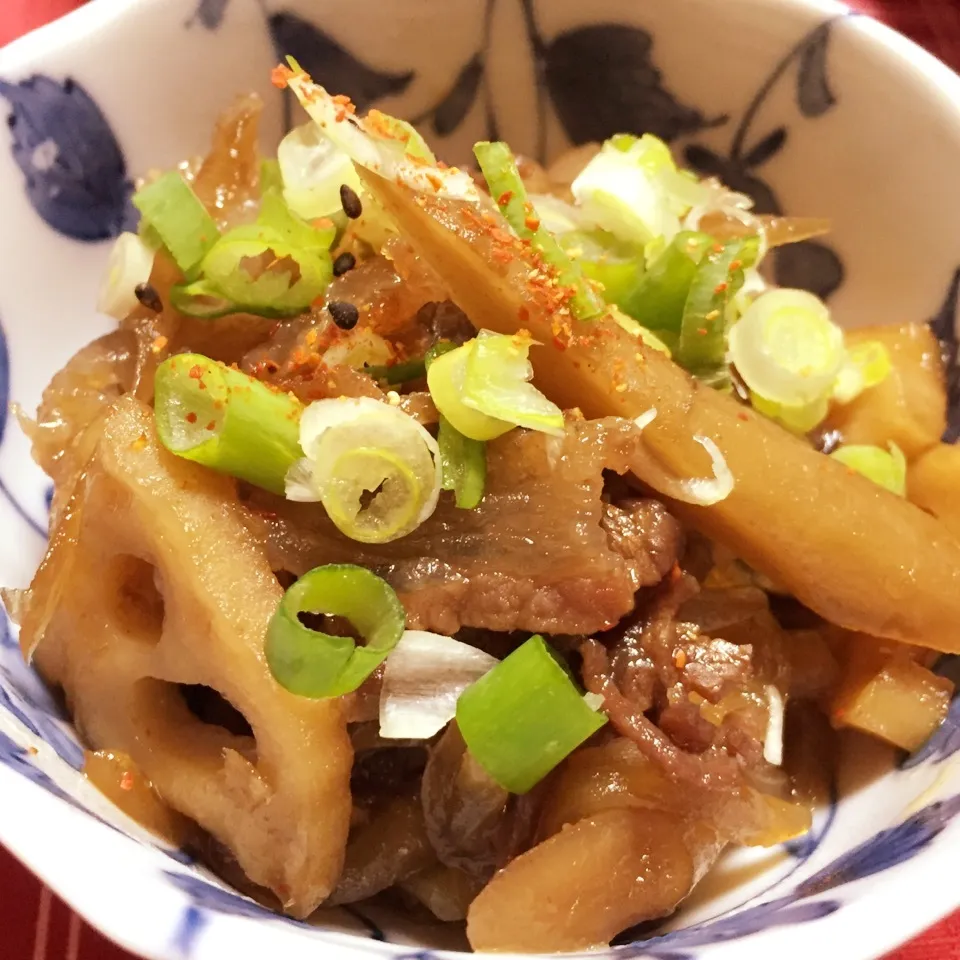 牛肉とごぼうとレンコンのしぐれ煮|ひだまり農園さん