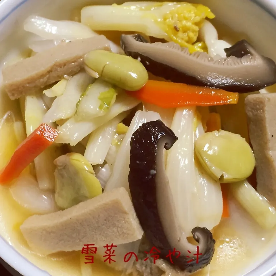 郷土料理♡雪菜の冷や汁|ひだまり農園さん