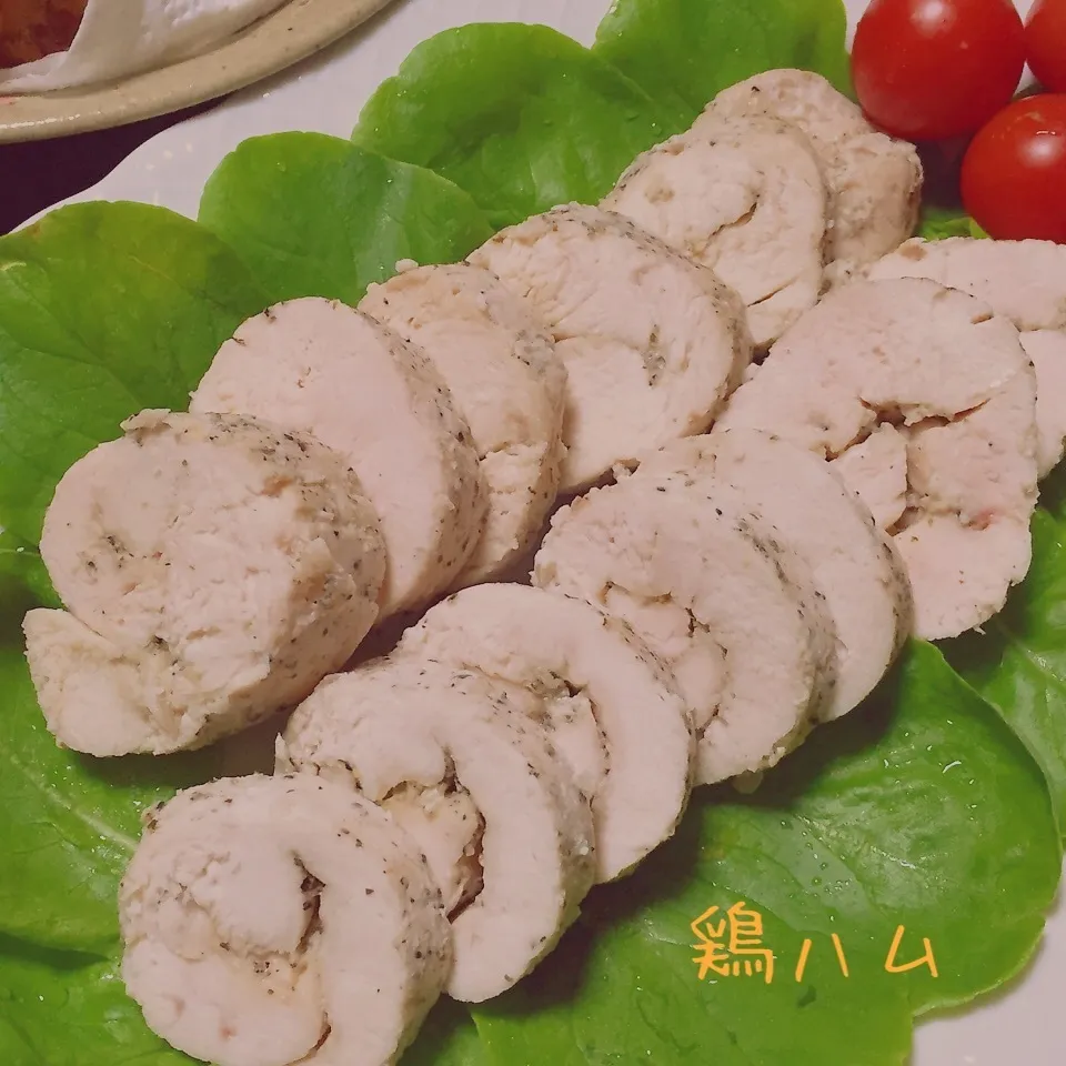 マネっ子♪鶏ハム 塩麹でアレンジ|ひだまり農園さん