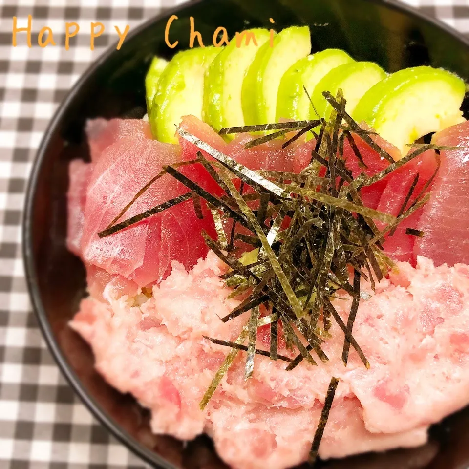 マグロ&アボカド丼|chamiさん