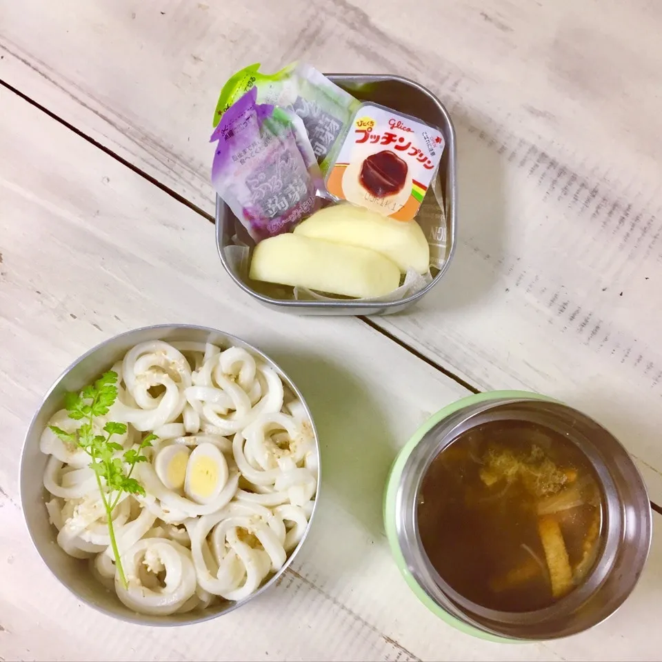 Snapdishの料理写真:スープジャーで、カレーうどんのお弁当|パウダーさん