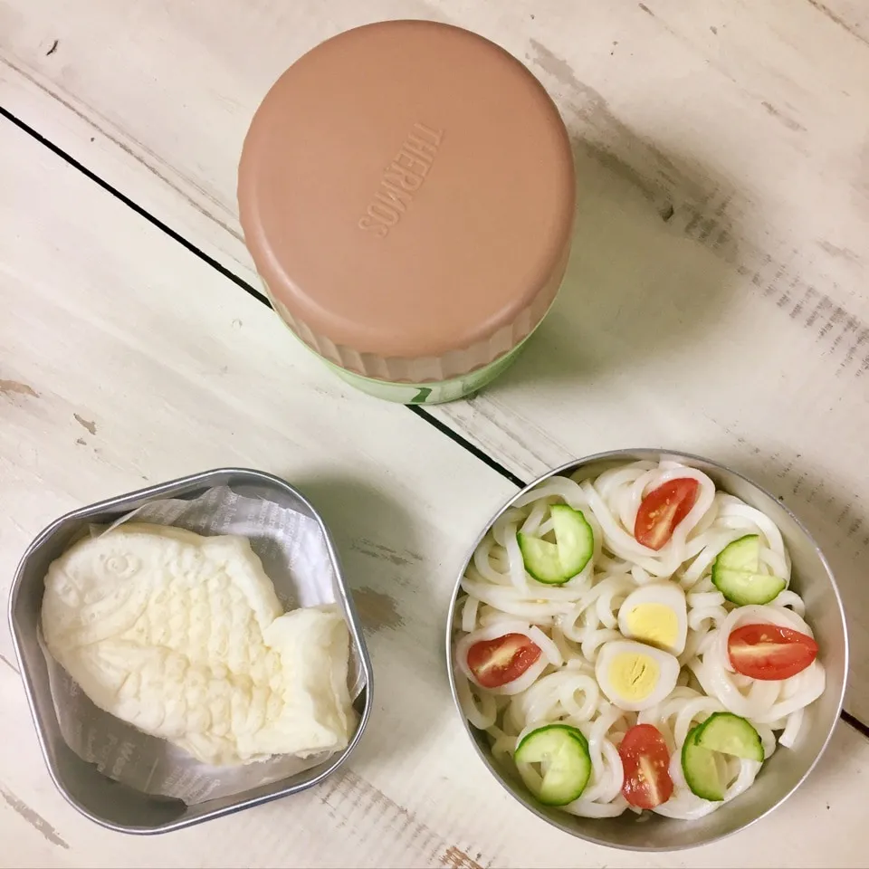 豚肉と油揚げの冷やし つけうどん弁当|パウダーさん