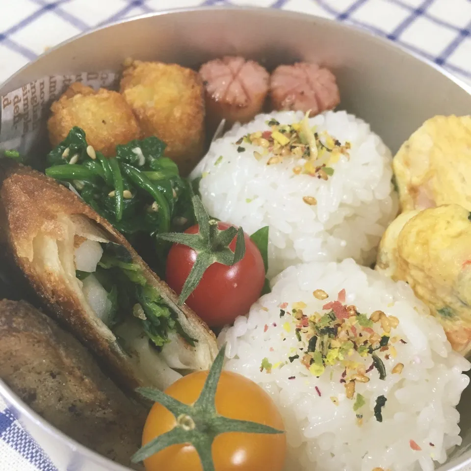 春巻きと鱈のカレームニエル弁当|パウダーさん