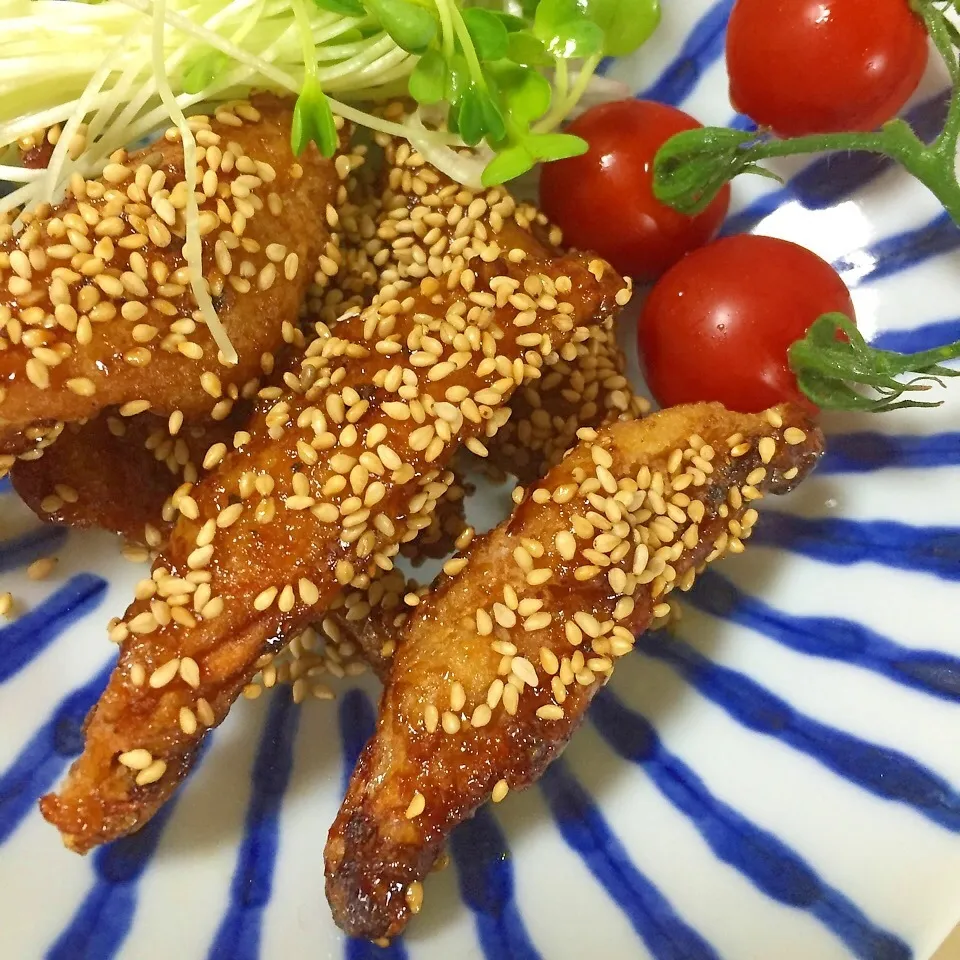 再びソース照り焼きチキンバー|パウダーさん