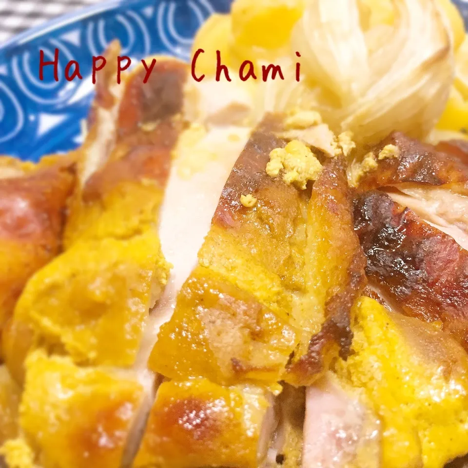 タンドリーチキンと焼き野菜|chamiさん