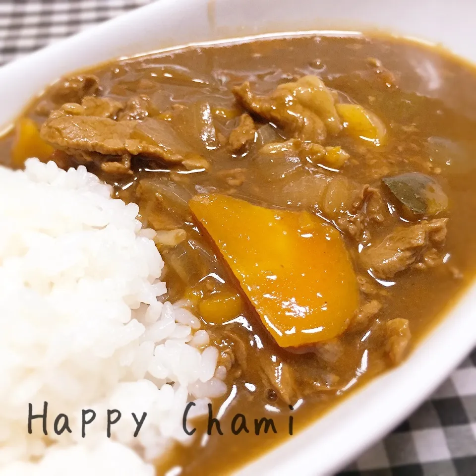 牛肉切り落としでカレーライス|chamiさん