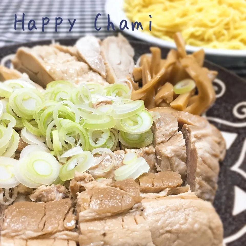 手作り焼豚たっぷりの冷やしつけ麺|chamiさん