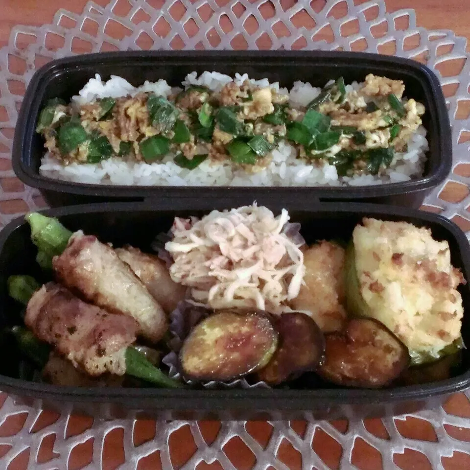 Snapdishの料理写真:☆お弁当:04Jun2016|momomotototokokokoさん