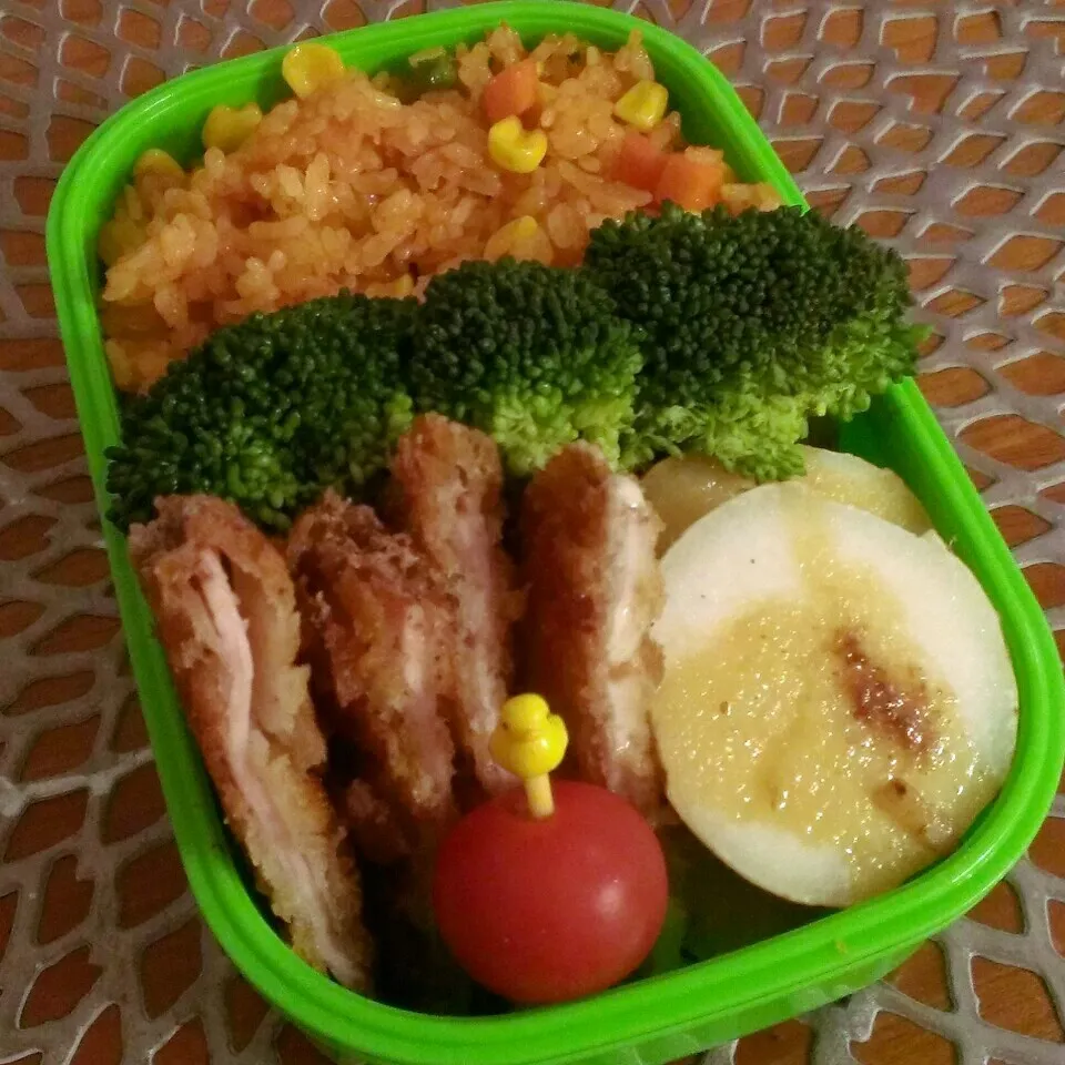 Snapdishの料理写真:☆お弁当:09Mar2016|momomotototokokokoさん