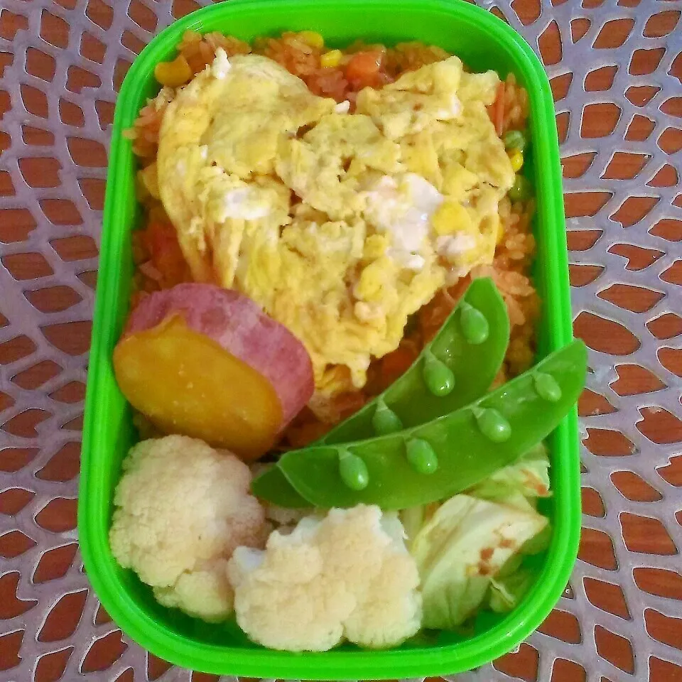 Snapdishの料理写真:☆お弁当:24Jan2016|momomotototokokokoさん