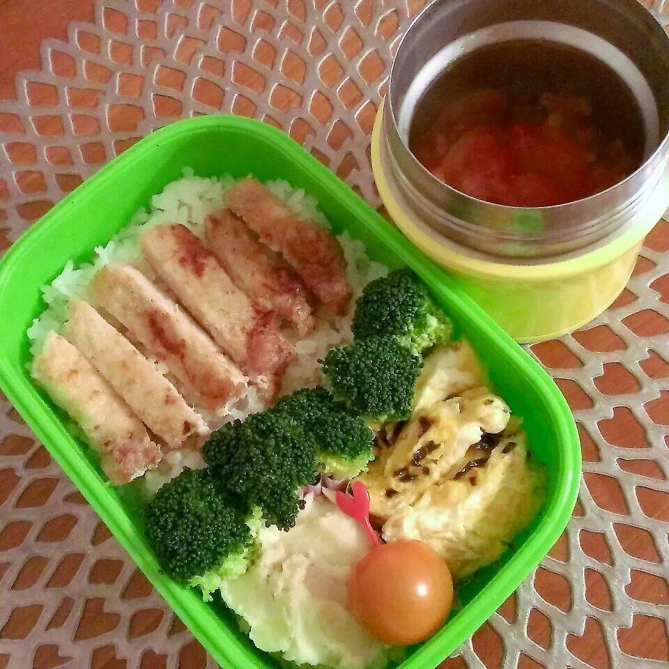 Snapdishの料理写真:☆お弁当:21Jan2016|momomotototokokokoさん