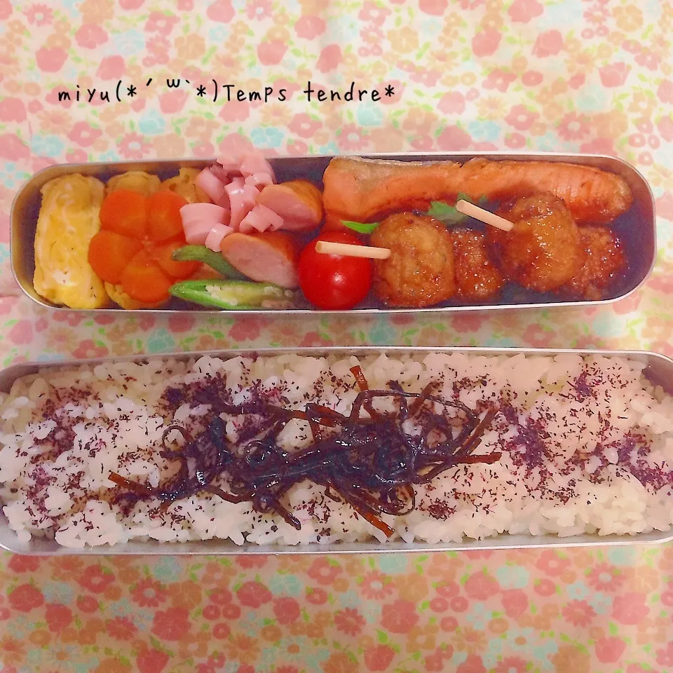 Snapdishの料理写真:初お弁当（笑）|miyuさん