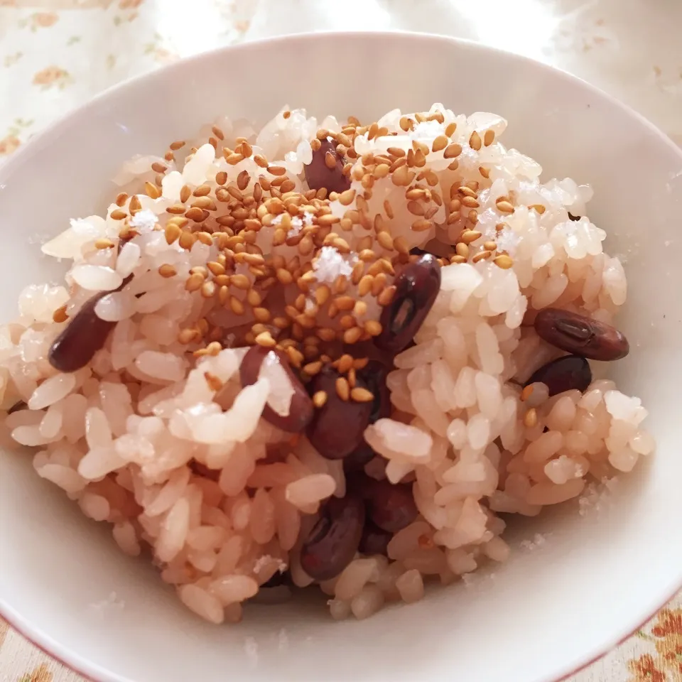 初めてのお赤飯|じぇじぇさん