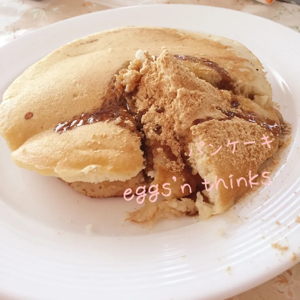 Snapdishの料理写真:eggs'n thinks のパンケーキ|じぇじぇさん