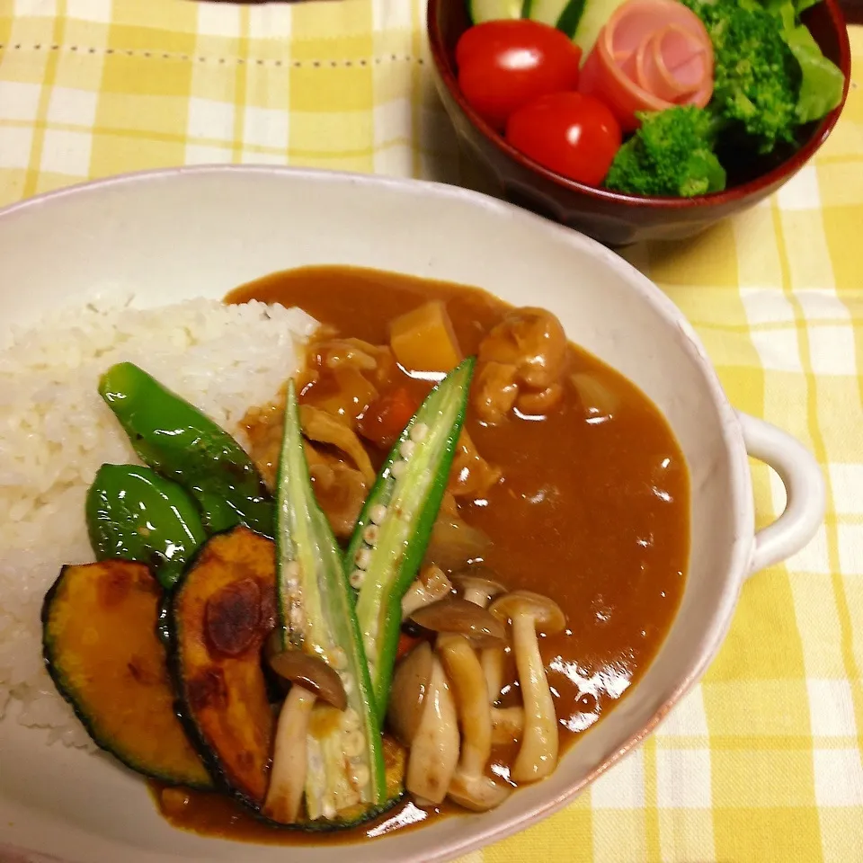 Snapdishの料理写真:夏野菜カレー|miyuさん