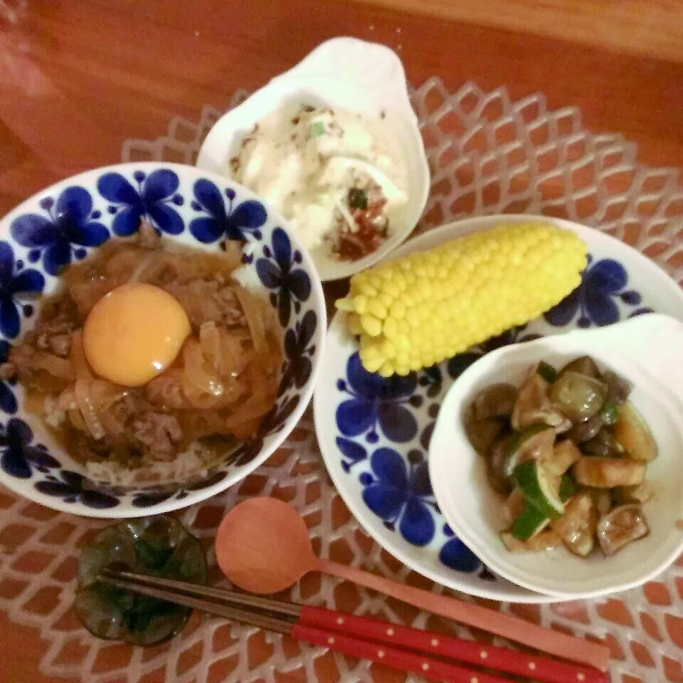 牛肉丼でお夕食～♪|momomotototokokokoさん