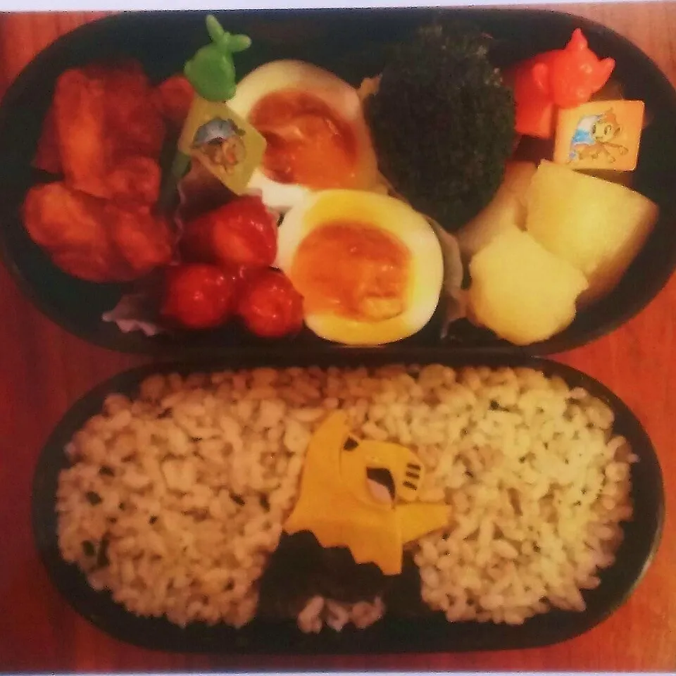 ☆息子の幼稚園時代のお弁当(かれこれ5年前)|momomotototokokokoさん