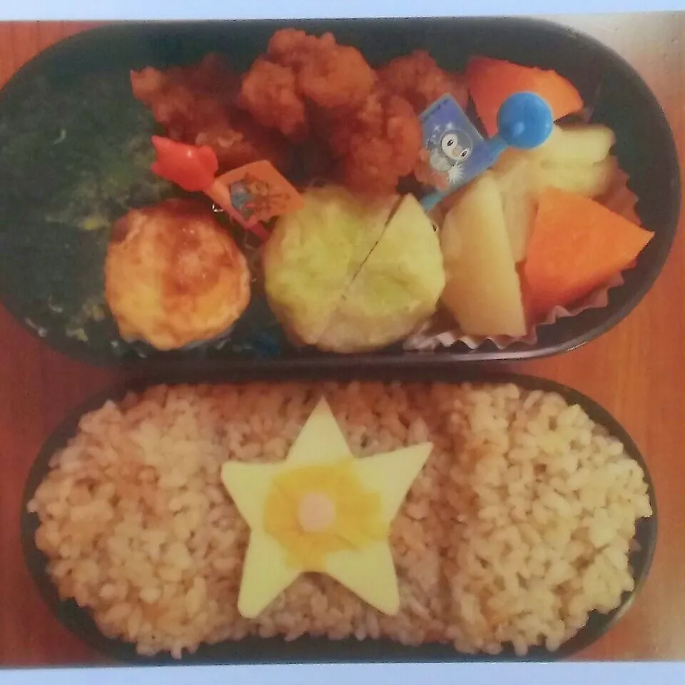 ☆息子の幼稚園時代のお弁当(かれこれ5年前)|momomotototokokokoさん