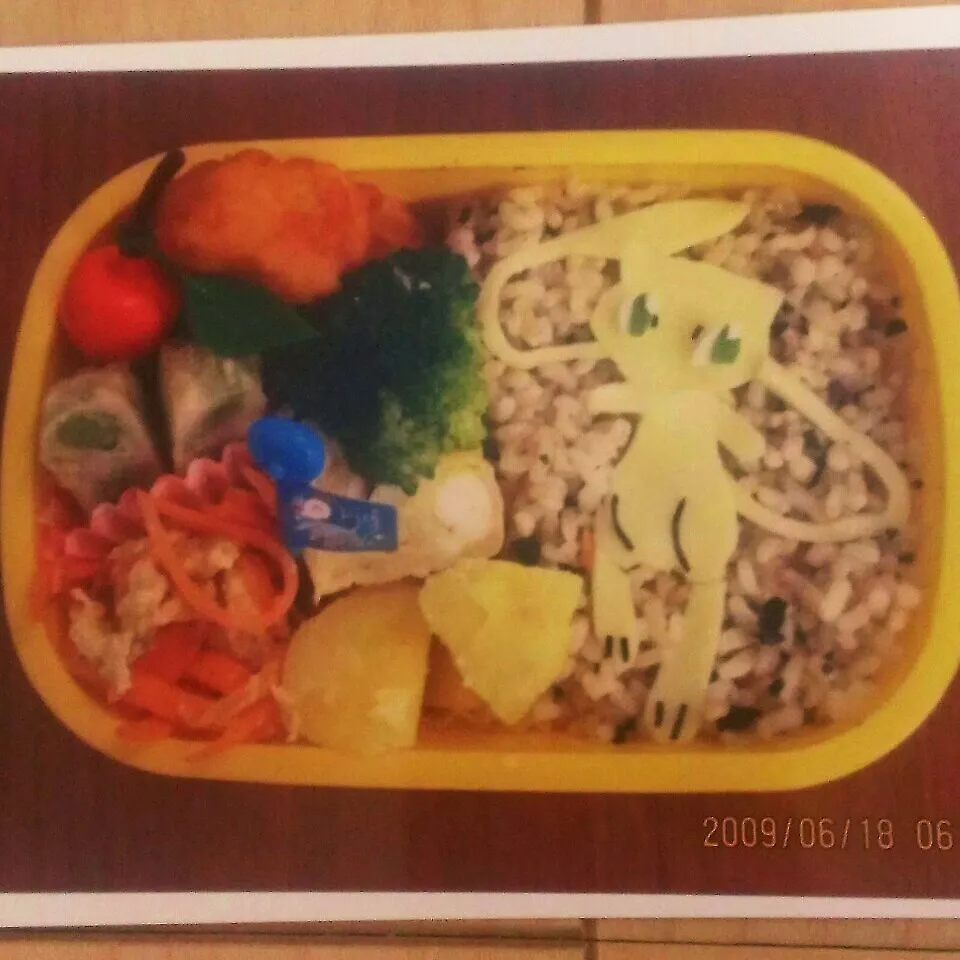 Snapdishの料理写真:☆息子の幼稚園時代のお弁当(かれこれ5年前)|momomotototokokokoさん