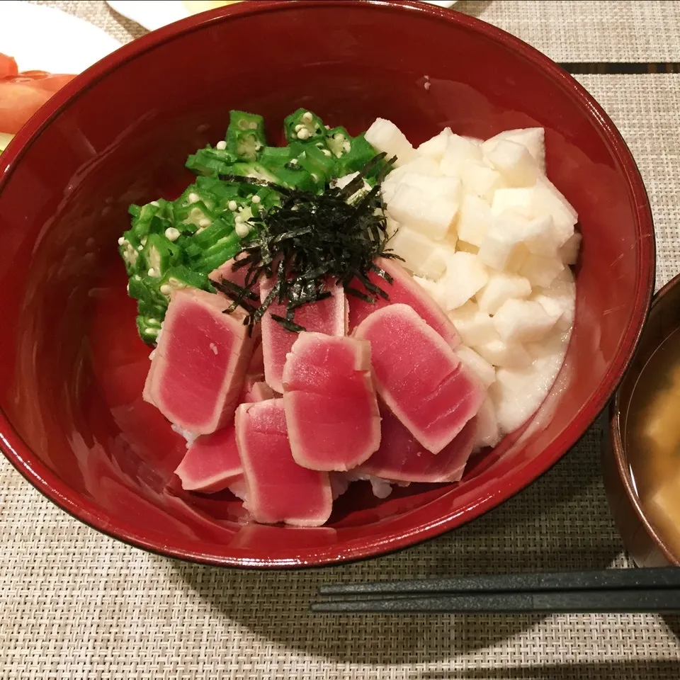 【夏バテ防止！】ねばトロ丼|ゆっこさん