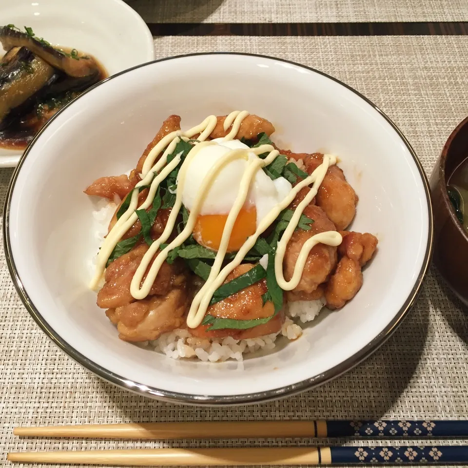 照り焼きチキン丼☆まねっこ|ゆっこさん