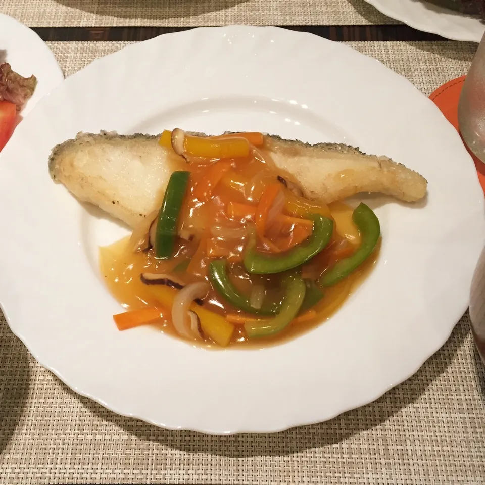 【上品でやさしい味】白身魚の甘酢あんかけ|ゆっこさん