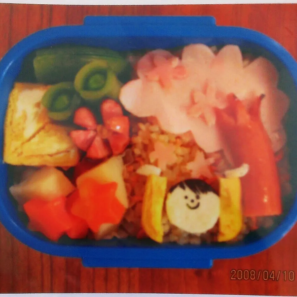 ☆息子の幼稚園時代のお弁当(かれこれ6年前)|momomotototokokokoさん