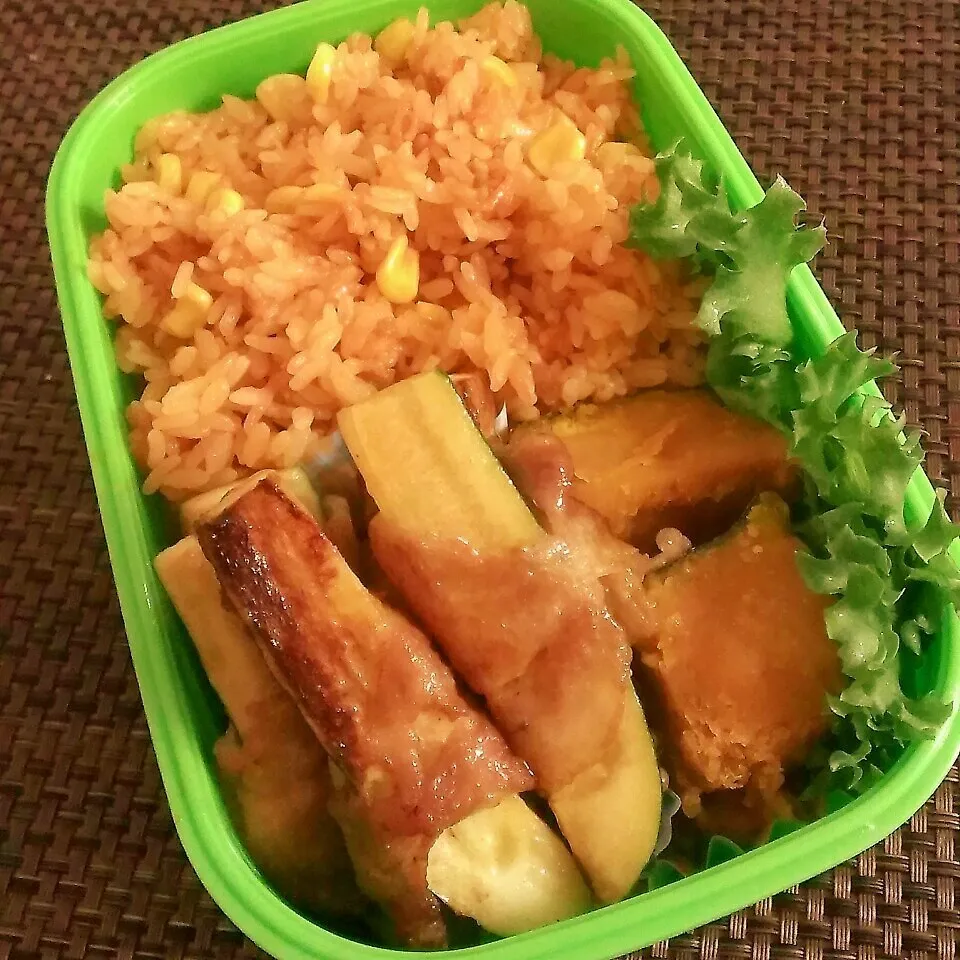 Snapdishの料理写真:☆お弁当:13Jan2015|momomotototokokokoさん