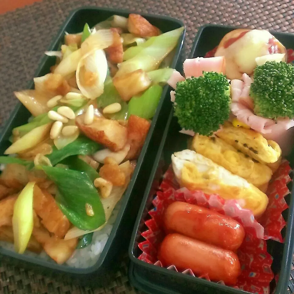 Snapdishの料理写真:☆お弁当:27Dec2014|momomotototokokokoさん