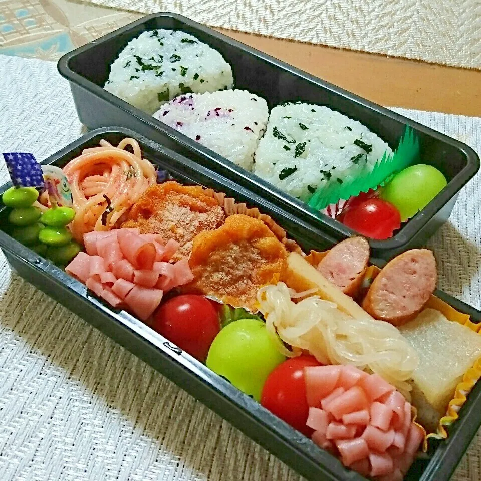 長男のお弁当🍱|りらさん