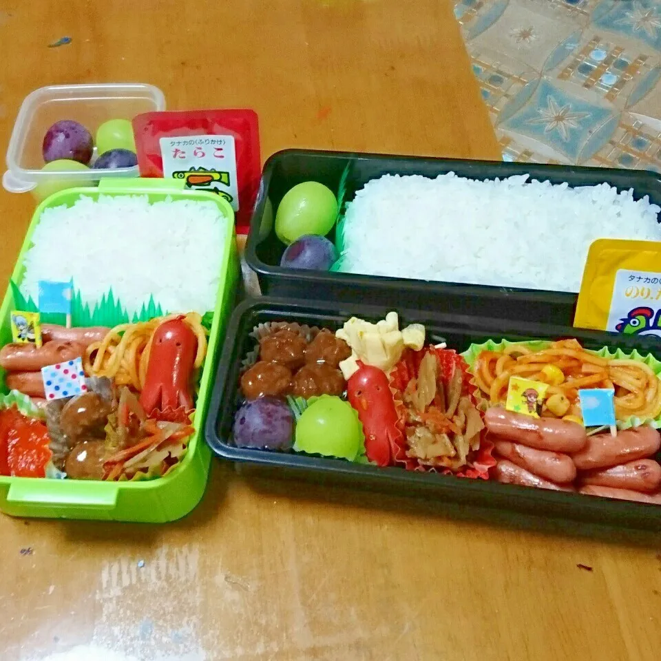 子供達のお弁当🍱|りらさん