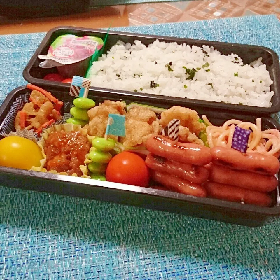 長男君のお弁当🍱|りらさん