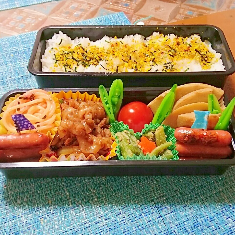 長男君のお弁当🍱|りらさん