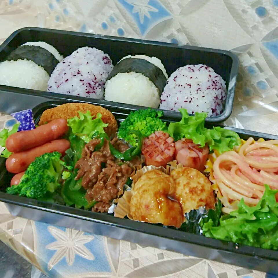 長男君のお弁当🍱|りらさん