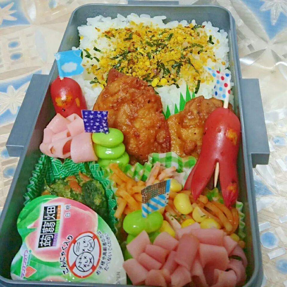 長男君のお弁当🍱|りらさん