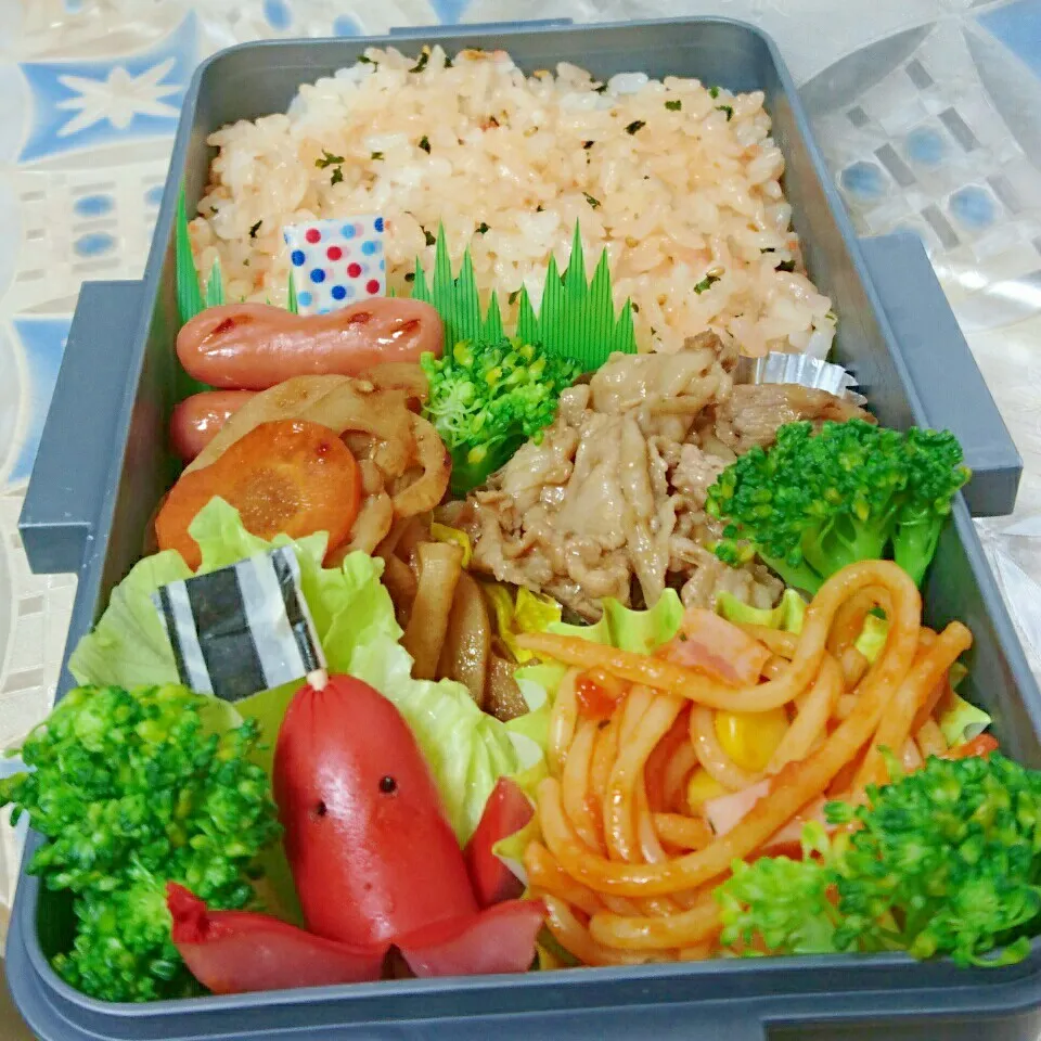 長男君のお弁当🍱|りらさん