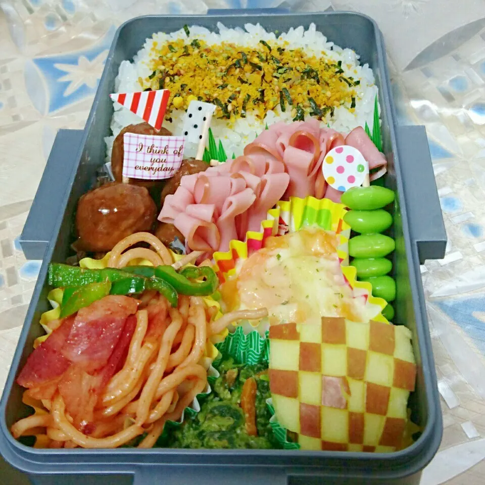 長男君のお弁当🍱|りらさん