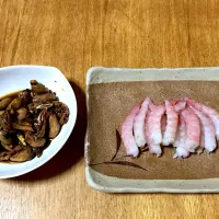 Snapdishの料理写真:うなぎの肝とエビ|のんママさん