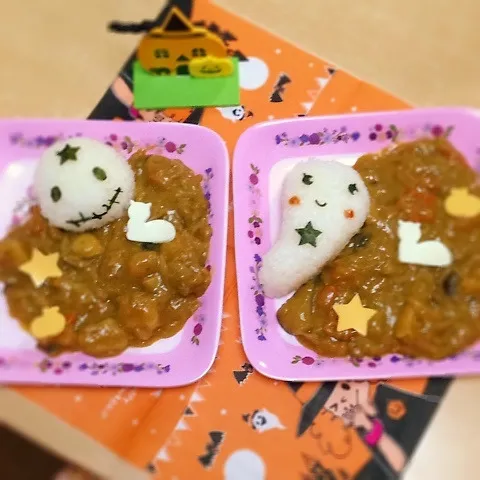 晴れときどき雨さんのハロウィンカレー☆|Harumiさん